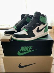 Nike Air Jordan1 Retro High OG LuckyGreen ナイキ エアジョーダン1 ラッキーグリーン DZ5485-031 US8.5 26.5cm 黒タグ付 新品未使用 KITH