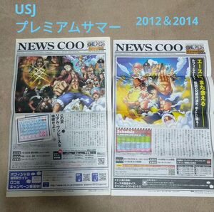 ONEPIECE ワンピース 新聞 パンフレット 下敷き