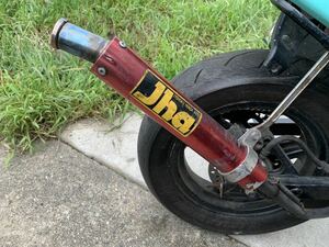 本物？jha JHA ジャハ？　リップス？　社外　パワーup　チャンバー　nsr50 NSR80にも？　詳細不明　実働車両外し　レース用　新梱包サイズD