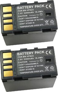 2 piece set JVC Japan Victor BN-VF823 interchangeable battery GZ-MG730 GZ-MG530 GZ-MG360 GZ-MG330 GZ-MG155 GZ-MG255 GZ-MG275 etc. correspondence 