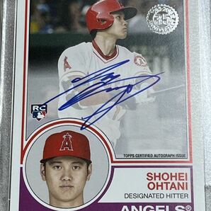 2018年 Topps Series2 大谷翔平 ルーキー Auto 直筆サインカード WBCの画像1