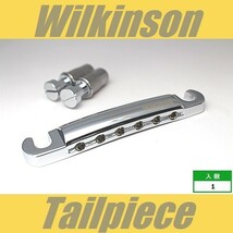 Wilkinson テイルピース　クローム　テールピース　ウィルキンソン_画像1