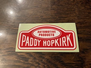 　BMC　PADDY HOPKIRK ステッカー 赤　ミニクーパー