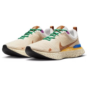 ☆NIKE REACT INFINITY RUN FK 3 PRM MOVING CO ベージュ 25.5cm リアクト インフィニティ ラン フライニット 3 プレミアム DZ3025-001