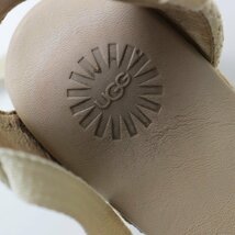 アグ UGG デルマーサンダル 22/アイボリー 靴 オープントゥ コットン ストラップサンダル【2400013515979】_画像9