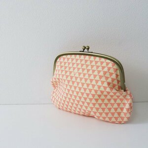  unused beautiful goods middle river . 7 shop .. pavilion Japan city fine pattern ..... bulrush . pouch / pink [2400013510882]