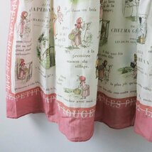 ジェーンマープル Jane Marple 美品 2021SS Le petit chaperon rouge ガーデンドレス M/ピンク タック 赤ずきん【2400013516242】_画像5