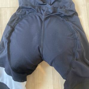 【中古】rapha Light Weight bib shorts ラファ XS Black × Whiteの画像5