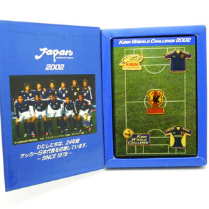 ★ 激レア！★ KIRIN ワールドチャレンジ 2002 / ピンバッチ ピンズ / 日本代表 サッカー ワールドカップ ★ 非売品・入手困難品