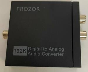 PROZOR 192KHz optical digital analogue conversion converter 