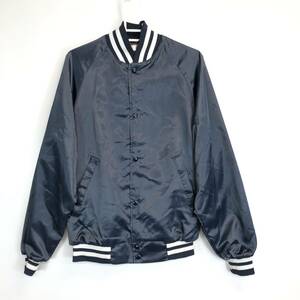 ASW JACKETS USA製 ナイロンスタジャン ネイビー Sサイズ