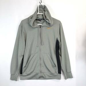 NIKE ナイキ DRI-FIT フルジップパーカー Mサイズ グレー系 メンズ 504796