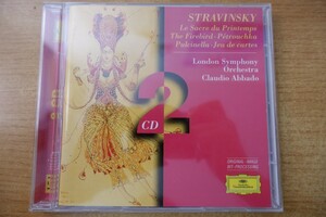 CDj-8037＜2枚組＞ London Symphony Orchestra, Claudio Abbado / Stravinsky:Le Sacre Du Printemps The Firebird