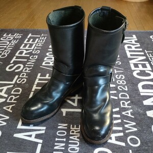 レッドウィング エンジニアブーツ 2268 レザー ワークブーツ アメカジ シューズ メンズ US10 28㎝ ブラック REDWING　希少サイズ 