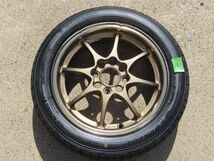 RAYS CE28N 14インチx5J+45 4H-PCD100、165/55R14 ルマン5 DUNLOP　4本タイヤセット　鍛造ホイール　VOLK RACING_画像6