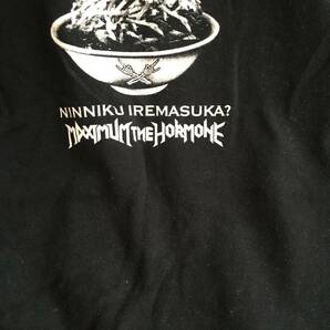 マキシマムザホルモン Tシャツ MAXIMUM THE HORMONE メンズ L ブラック 黒 ロックT バンTの画像3