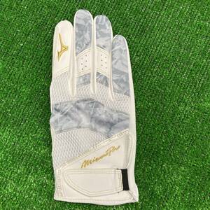 39 limited goods Mizuno Pro safety gloves white × gray M size right hand for duck pattern 1EJED07301 new goods 