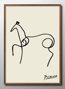 Art hand Auction 13952 ■ Livraison gratuite !! Affiche d'art peinture format A3 Pablo Picasso illustration cheval papier mat nordique, Logement, intérieur, autres