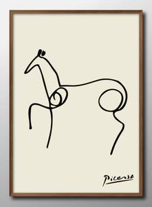 13952■送料無料!!アートポスター　絵画　A3サイズ『パブロ・ピカソ　ホース　馬』イラスト　北欧　マット紙