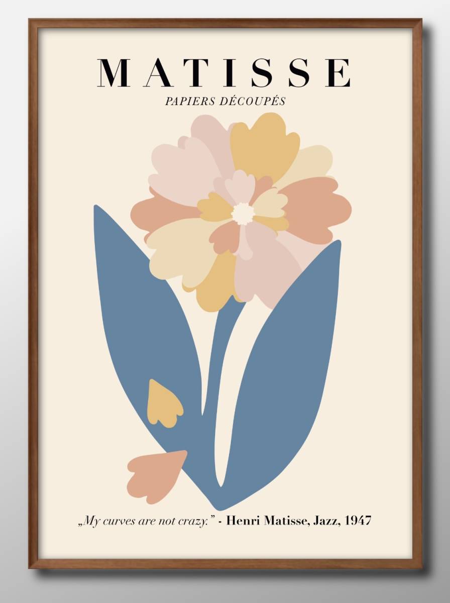 6902 ■ 免运费!! 艺术海报绘画 A3 尺寸亨利·马蒂斯花卉植物插画设计北欧哑光纸, 住房, 内部的, 其他的