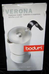 【未使用品！】BODUM ボダム エスプレッソメーカー 直火 キャンプにも！ コーヒーメーカー　MADO IN ITALY