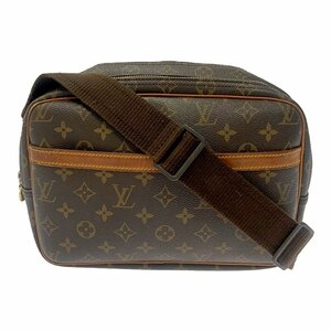 LOUIS VUITTON ルイ・ヴィトン M45254 モノグラム PVC リポーターPM ショルダーバッグ ブラウン 187831 ショルダーバッグ