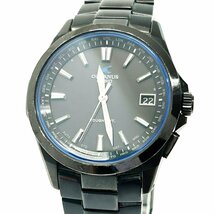 【1円スタート】CASIO カシオ OCW-S100 OCEANUS オシアナス チタン ブラック文字盤 電波ソーラー メンズ腕時計 200993_画像2