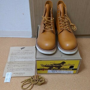 10.5D с ящиком не использовался 16 год Red Wing 9871 Gold la комплект Irish setter простой tu собака бирка 