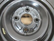 !1755E MRワゴン 前期 MF21S 純正 スペアタイヤ T105/90/D12 4穴 12×3.00B PCD100_画像3