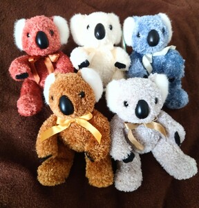  koala. soft toy 5 body set Australia UniBearSity 