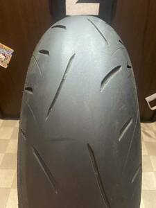 中古MCタイヤ DUNLOP SPORTMAX ROADSPORT2 180/55ZR17 ダンロップ スポーツマックス ロードスポーツ2 180 55 17 0818 M2743