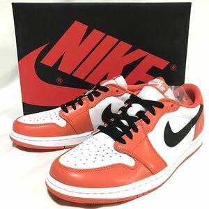 【新品】NIKE AIR JORDAN 1 LOW OG ナイキ エアジョーダン 1 ロー シャッタード バックボード 29㎝ オレンジ 白 スニーカー シャタバ 正規