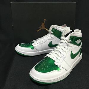 【新品】NIKE AIR JORDAN 1 GOLF ナイキ エアジョーダン1 ゴルフ メンズ27㎝ 白 メタリックグリーン スパイクシューズ 防水 未使用 レア