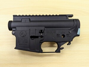 SYSTEMA 純正レシーバー 鈴友による 刻印 セラコート　サバゲー使用歴なし　PTW メタルフレーム M4 トレポン用