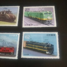記念切手 「電気機関車シリーズ」全10種 62円×10枚 単片_画像4