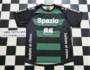 スパッツィオ Spazio 半袖 Ｔシャツ M 黒緑 れ3535