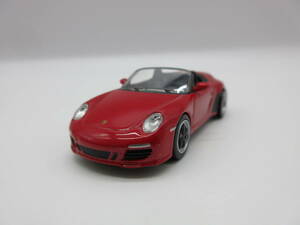 1/64　京商　ポルシェ 911 スピードスター　ミニカー　レッド