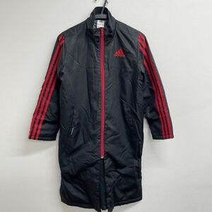 adidas ベンチコート ジュニアベンチコート 裏ボア 黒　140 と11