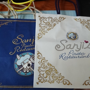 USJ One-piece Sanji. sea . restaurant . earth production for paper bag 2 kind 