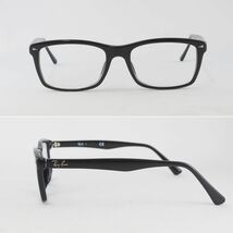 眼鏡 RayBan レイバン USED品 BR5287F スクエア ブラック メンズ 黒縁 KR X5029_画像3