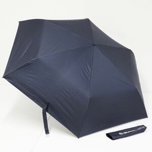 折りたたみ日傘 U-DAY USED美品 晴雨兼用 All Weather Light Mini ネイビー UV 遮光 男女兼用 ユニセックス KR FA8312