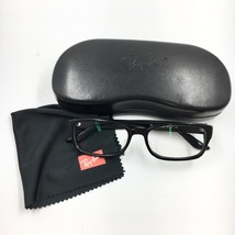 C451 Ray-Ban レイバン RB 5198 2000 53ロ16 140 メンズ 度入り 眼鏡 ブラック ケース付き アイウェア メガネ_画像1