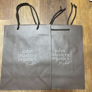 john masters organics 紙袋 2枚