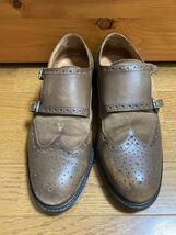 Massimo Dutti！マッシモデュッティ ダブルモンク ウィングチップ サイズ42 26cmぐらい_画像4