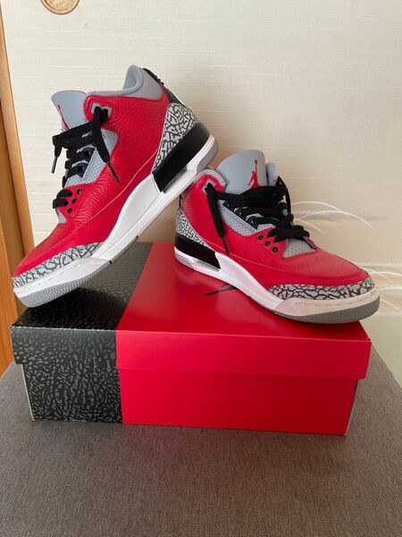 NIKE AIR JORDAN 3 RED CEMENT