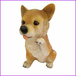 中古●柴犬 陶器● 中型犬 オブジェ 園芸 置物 雑貨　中古 割れあり