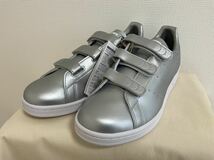 新品未使用！adidas スタンスミス ベルクロ シルバーアディダス オリジナルス 限定 銀 STAN SMITH 28_画像1