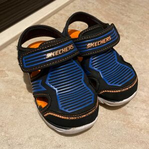 SKECHERS、S-LIGHTS、キッズ、サンダル