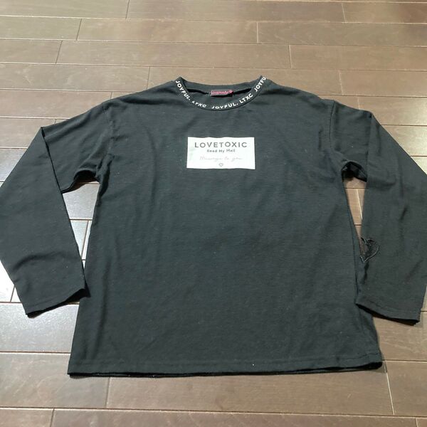 ラブトキシック LOVE TOXIC L サイズ 160 黒 長袖Tシャツ