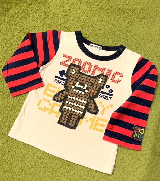 長袖Tシャツ 95cm ZOOMIC ロンT 